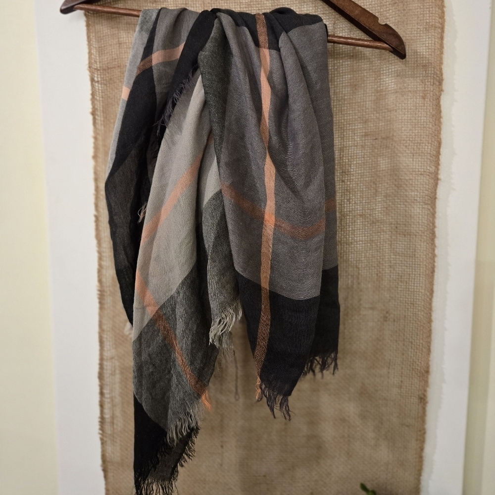 A new day plaid scarf